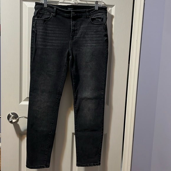 Women's Buffalo Jeans Grey-Black 32 David Bitton Cotton/Polyester/Viscose/Elast - Picture 1 of 8